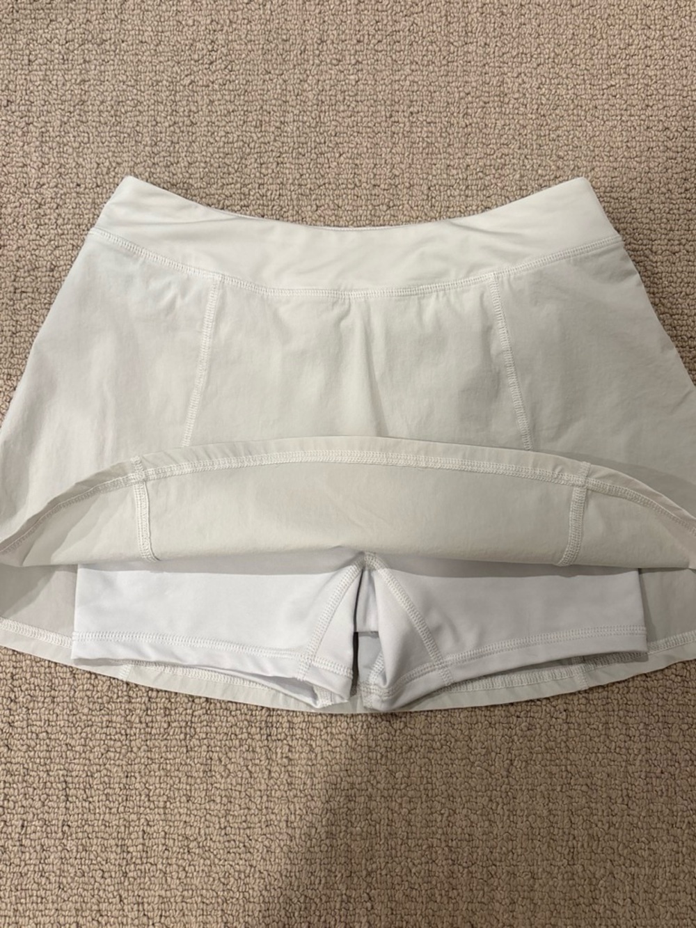 Fila Women's Cream White Active Skort with Built-In Shorts